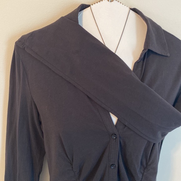 Mexx black ruched blouse - Picture 9 of 10